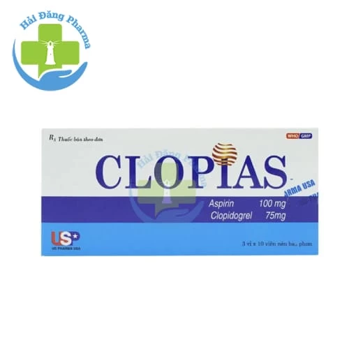 Clopiaspirin 75/75 - Hộp 3 vỉ x 10 viên